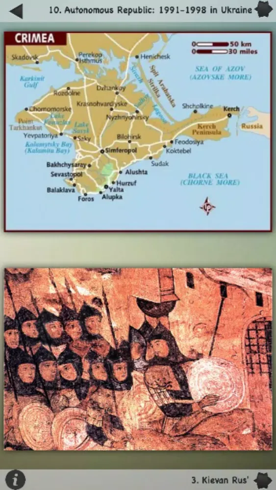 Ảnh chụp màn hình của History of Crimea