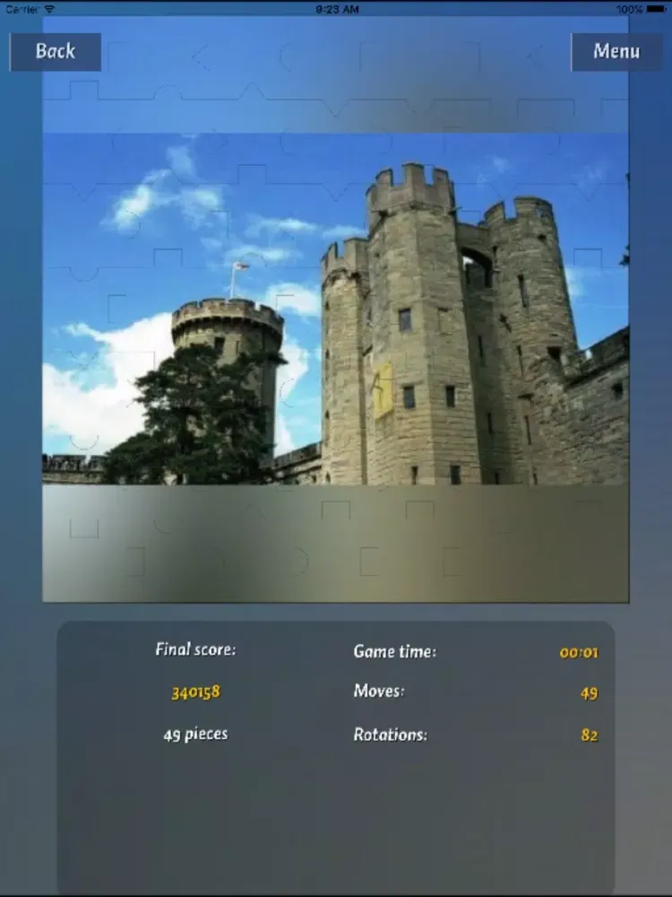 Castles Puzzle Center iPad  سکرین شاٹس