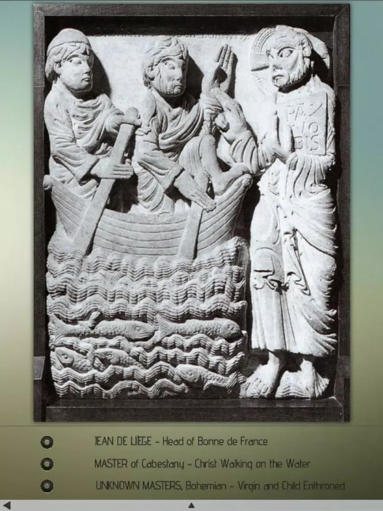 Capturas de tela do Medieval Art Gallery iPad 