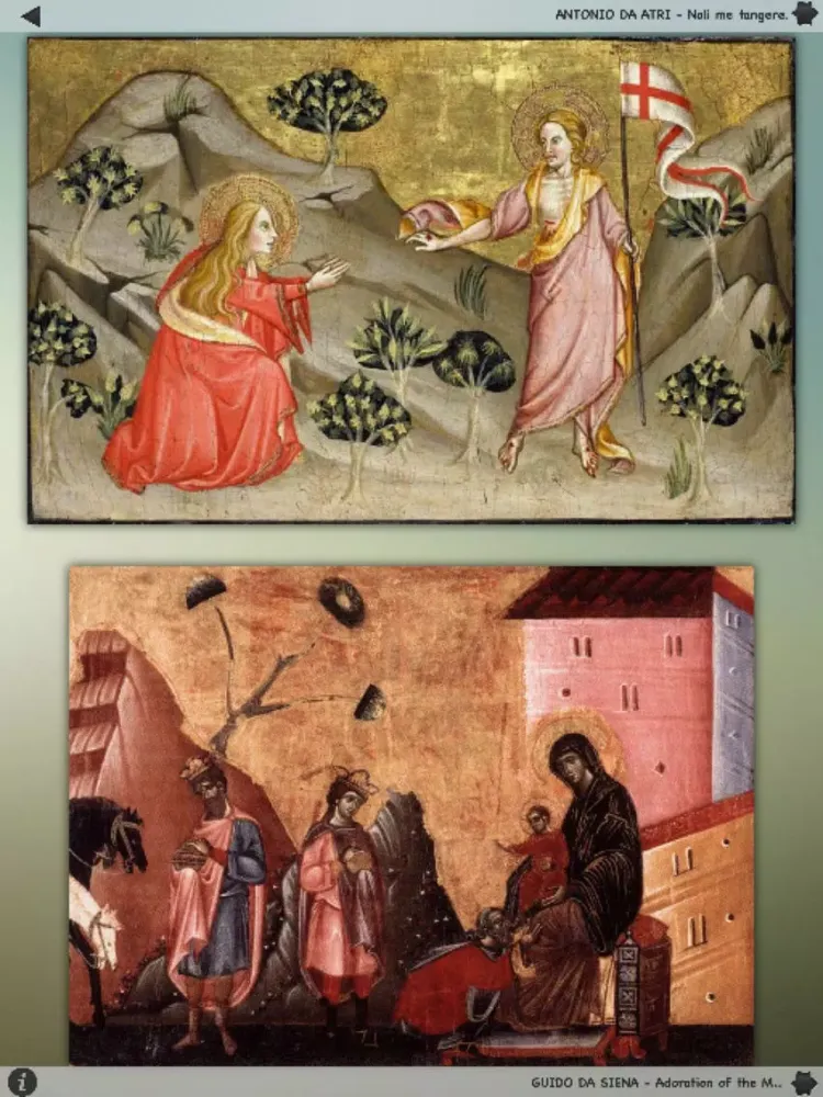 Capturas de tela do Medieval Art Gallery iPad 