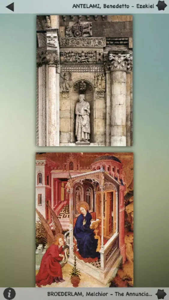 Capturas de tela do Medieval Art Gallery