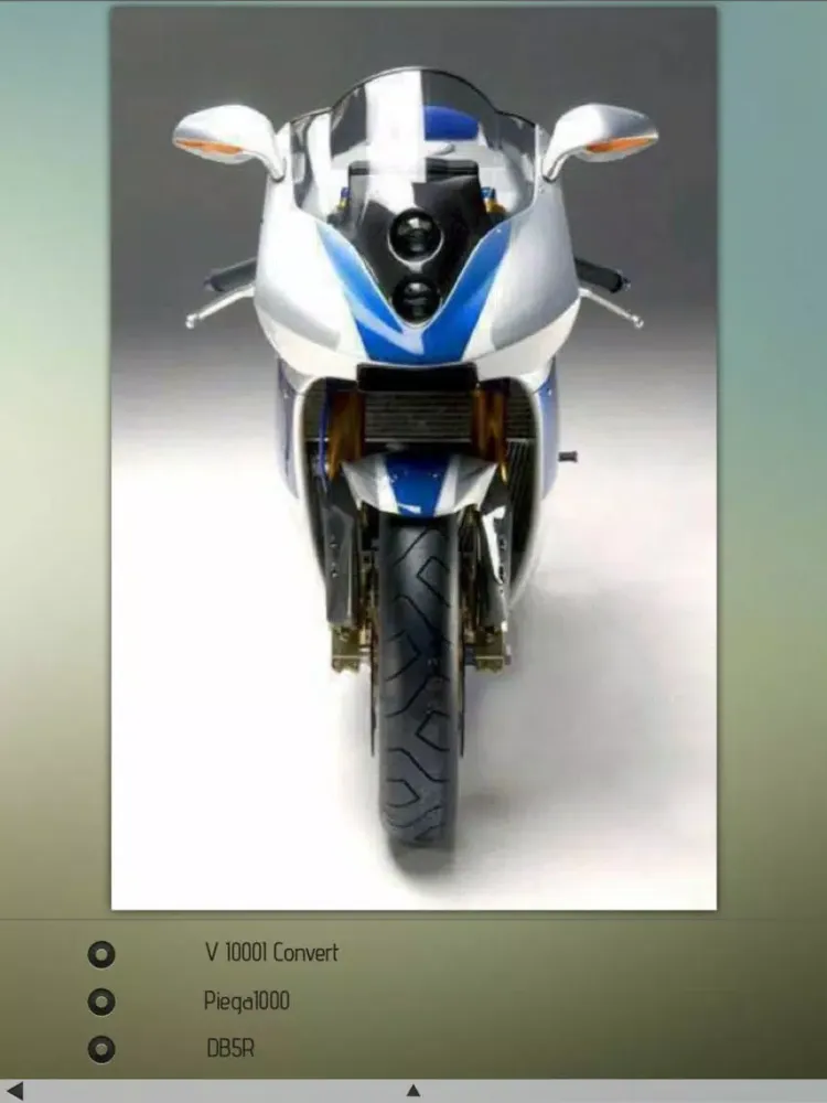 Motorcycle Specs iPad  Screenshots
