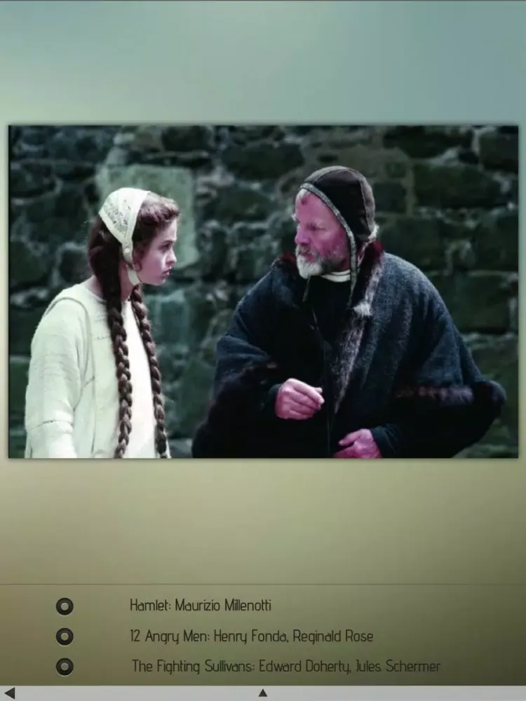 Capturas de tela do Awarded Movies Collection iPad 