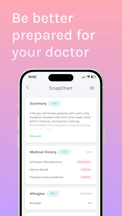 Скриншоты MDandMe: AI Symptom Checker
