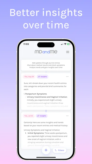 Скриншоты MDandMe: AI Symptom Checker