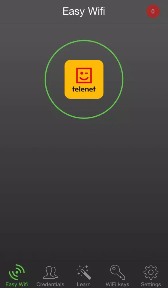 Captures d'écran de Easy Wifi : automatic connection hotspots fon zon belgacom telenet voo freewifi sfr orange and iCloud sync