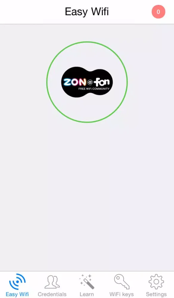 Captures d'écran de Easy Wifi : automatic connection hotspots fon zon belgacom telenet voo freewifi sfr orange and iCloud sync
