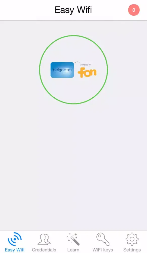 Captures d'écran de Easy Wifi : automatic connection hotspots fon zon belgacom telenet voo freewifi sfr orange and iCloud sync