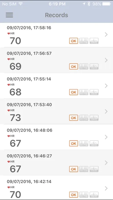 Sanitas ECG Manager 스크린샷