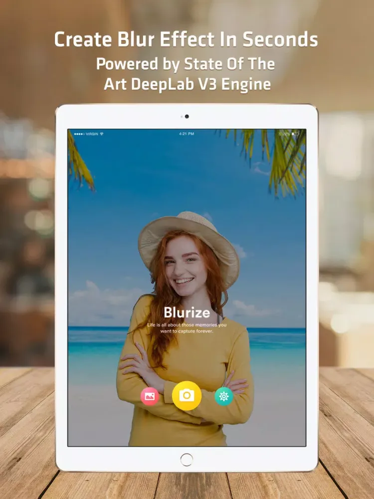 Capturas de pantalla de Blurize Pro:AI Portrait Camera iPad 