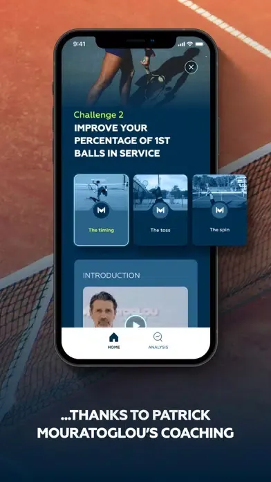 Mouratoglou eCoaching Screenshots
