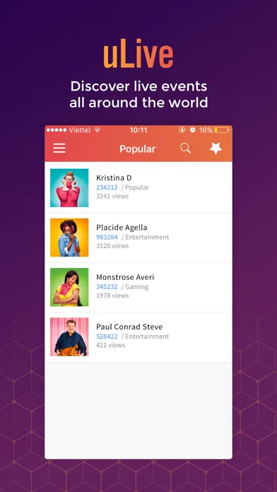 صور uLive - Live Broadcast Yourself