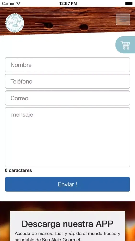 Capturas de pantalla de San Alejo Gourmet