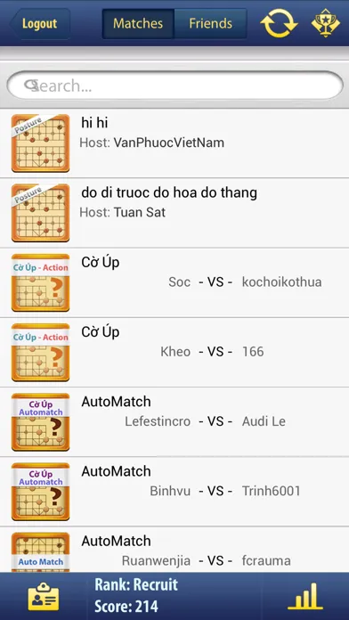 Ảnh chụp màn hình của Chinese Chess Master Online