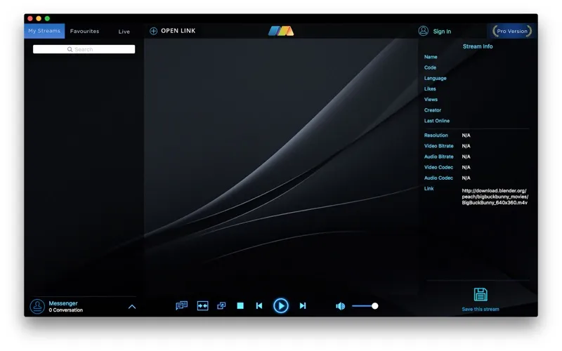 Live Stream Player: any link應用截圖