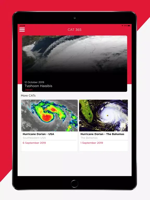 ภาพหน้าจอของ MDD CAT365 iPad 