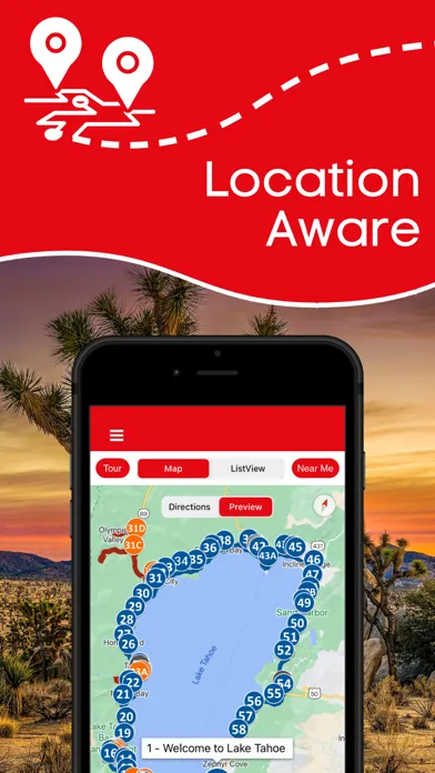 Ảnh chụp màn hình của California GPS Audio Tours