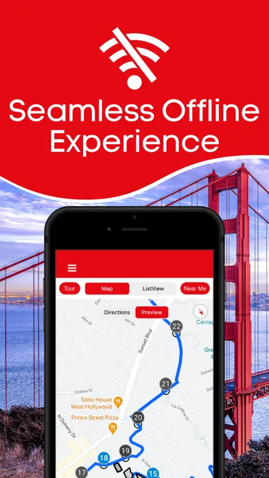 Ảnh chụp màn hình của California GPS Audio Tours