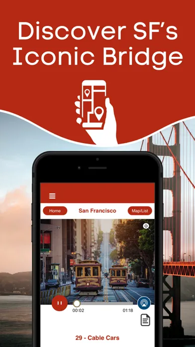 San Francisco Driving GPS Tour Screenshots