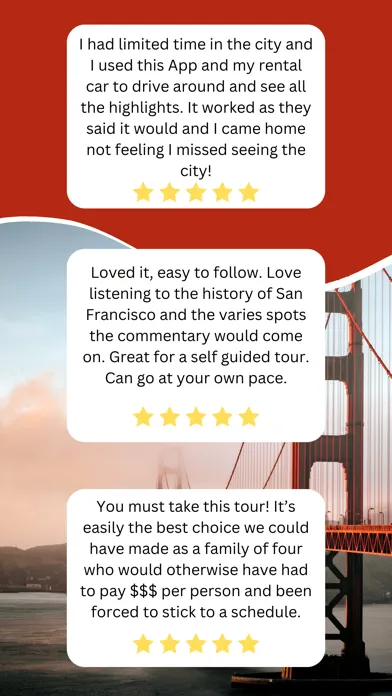 San Francisco Driving GPS Tour Screenshots