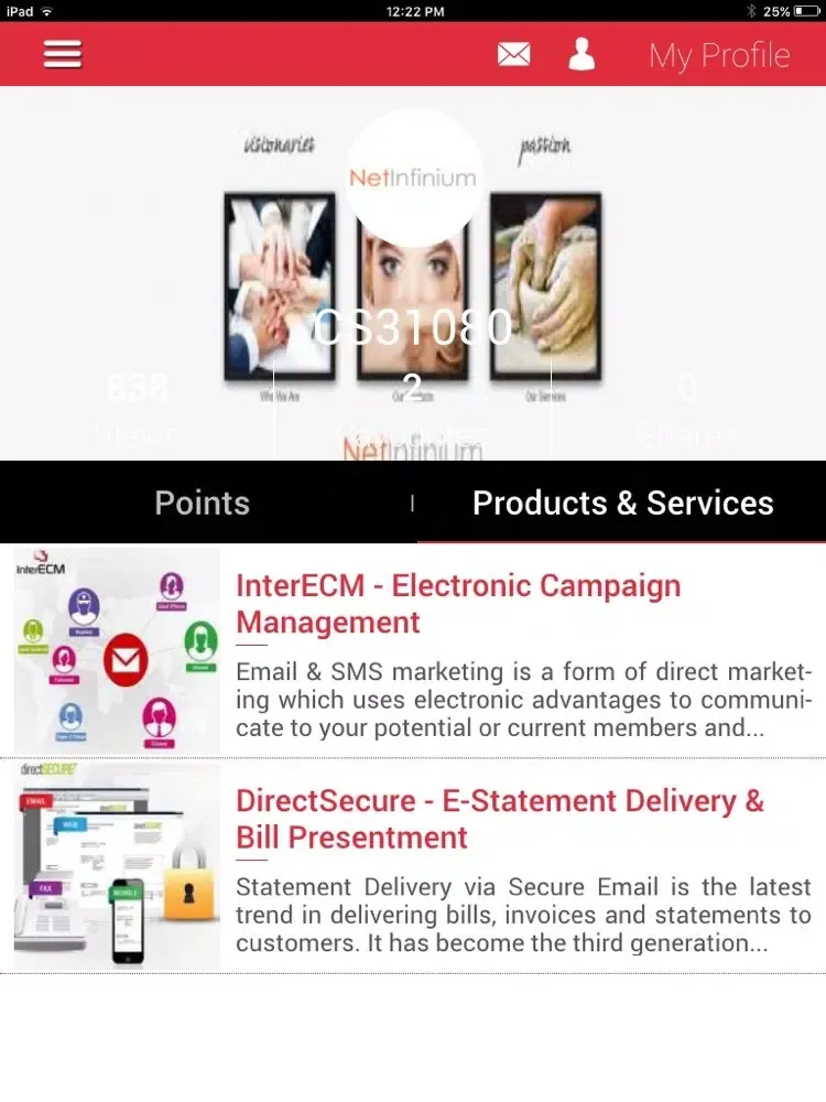 MDeC eSolutions iPad  Screenshots