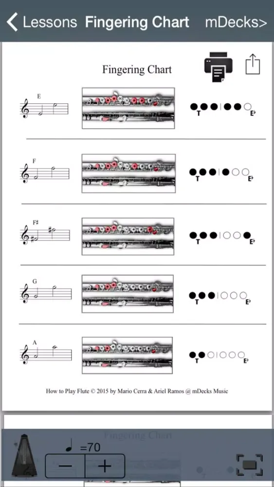 Ảnh chụp màn hình của How to Play Flute by Mario Cerra Vol. 1