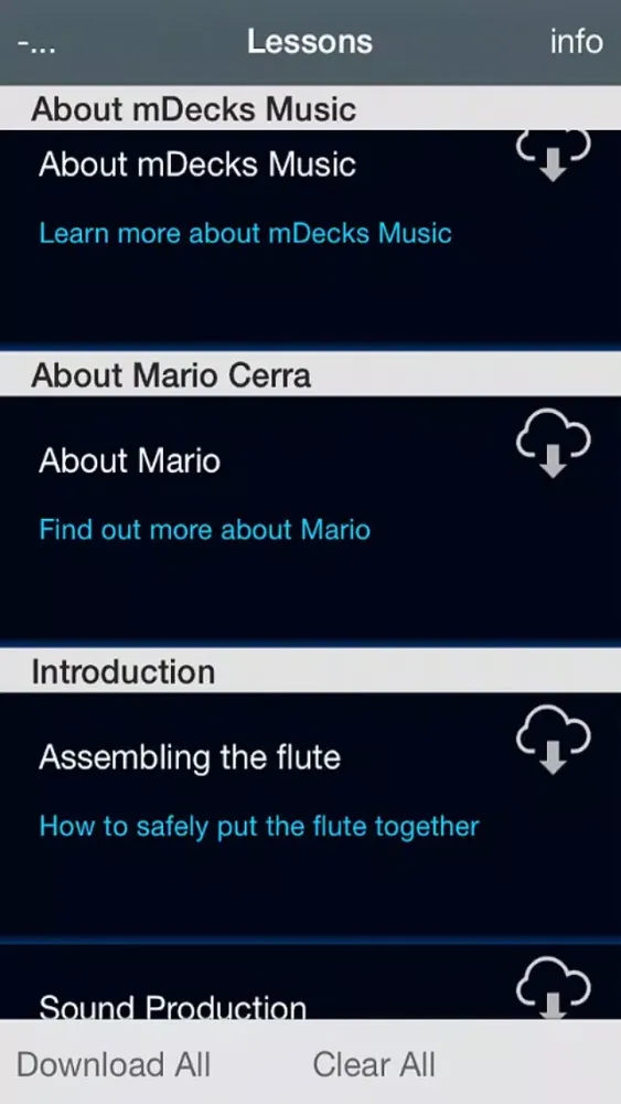 Ảnh chụp màn hình của How to Play Flute by Mario Cerra Vol. 1