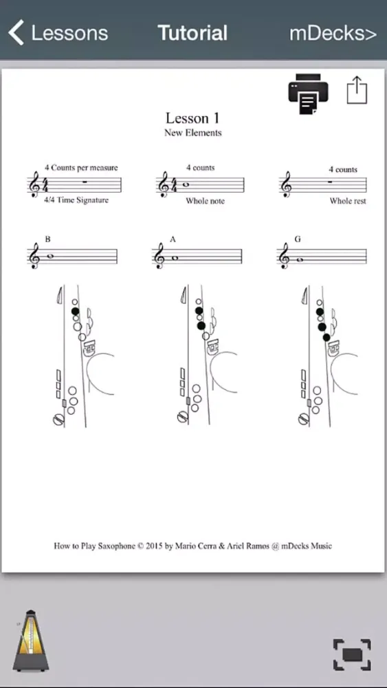 Capturas de pantalla de How to Play Saxophone by Mario Cerra