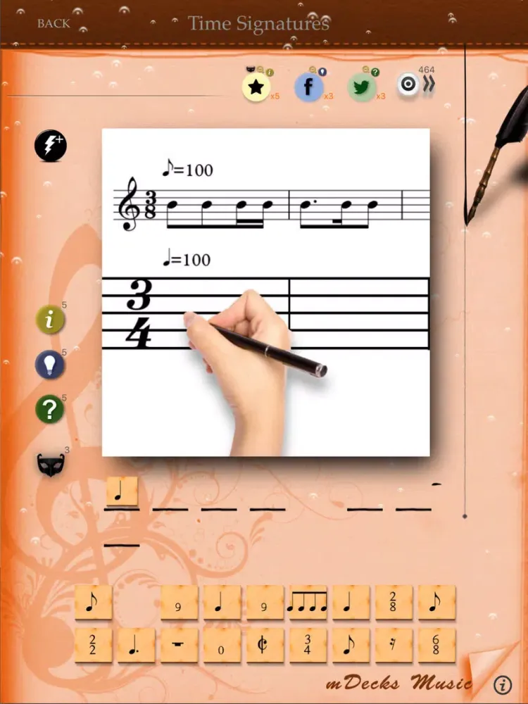 Ảnh chụp màn hình của Music Theory Puzzles 2 iPad 