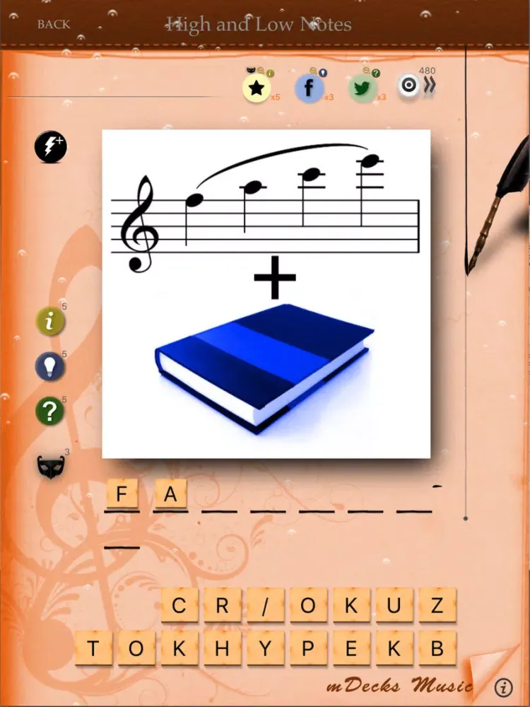 Ảnh chụp màn hình của Music Theory Puzzles 2 iPad 