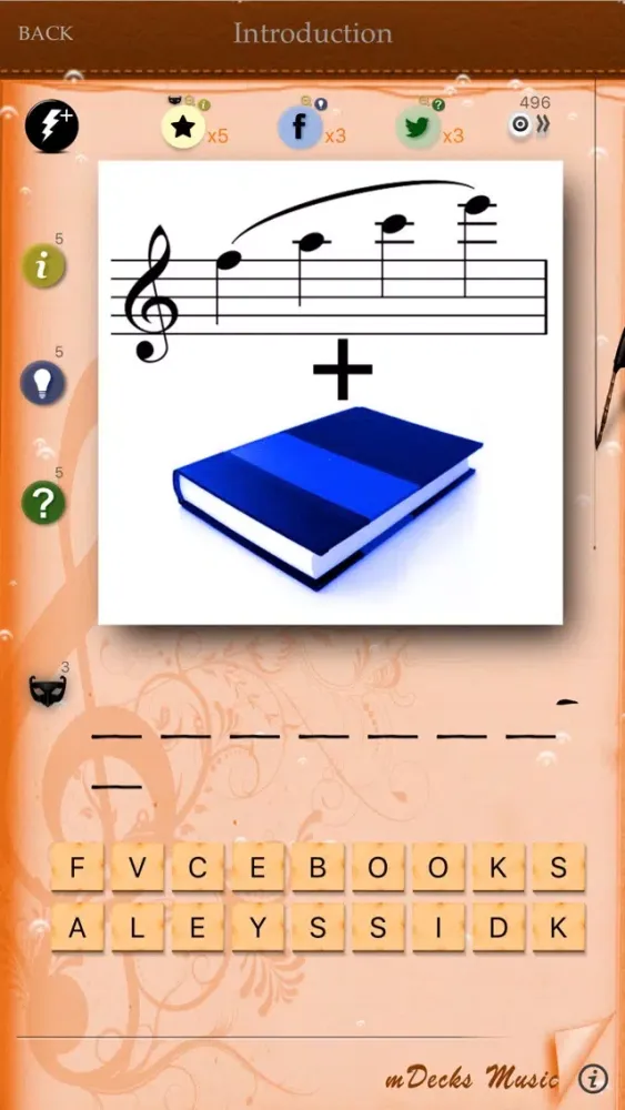 Ảnh chụp màn hình của Music Theory Puzzles 2
