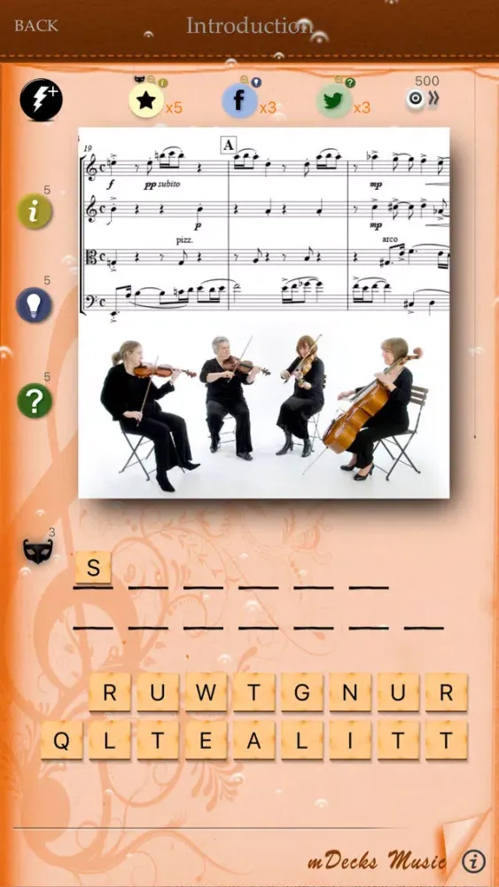 Ảnh chụp màn hình của Music Theory Puzzles 2
