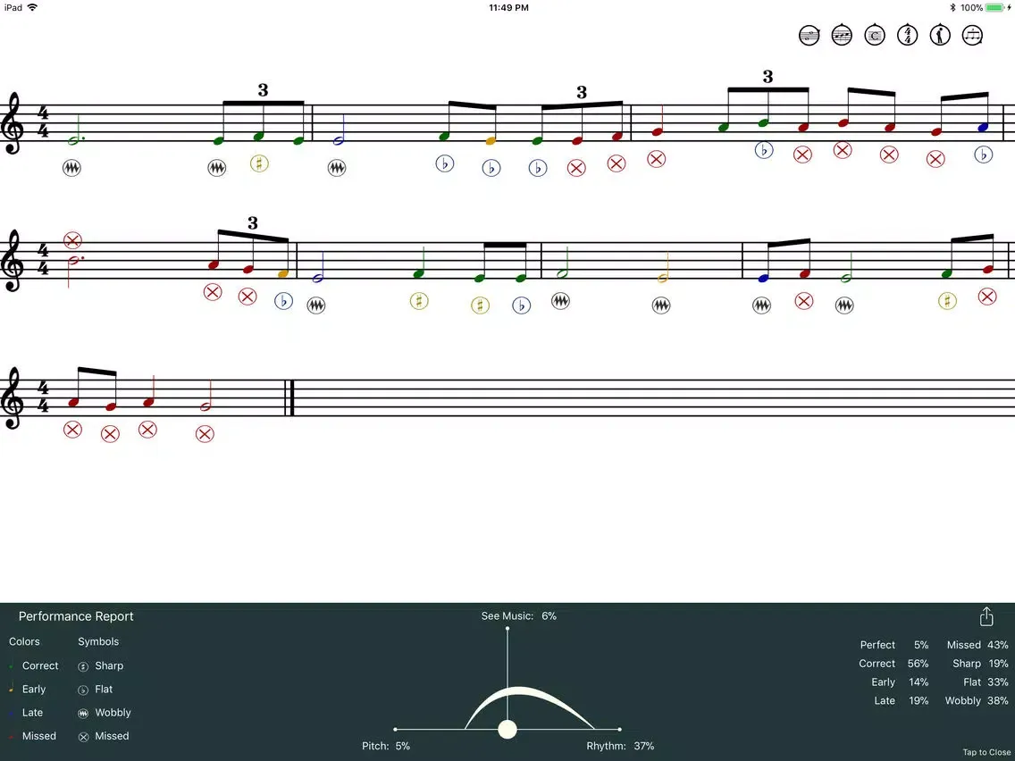 See Music (Sight-Reading) iPad  سکرین شاٹس