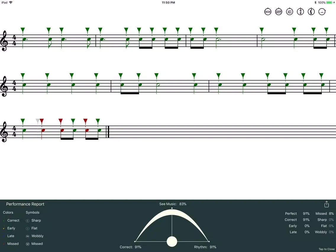 See Music (Sight-Reading) iPad  سکرین شاٹس