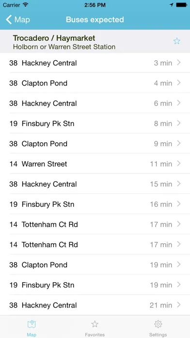 Ảnh chụp màn hình của London Bus Times