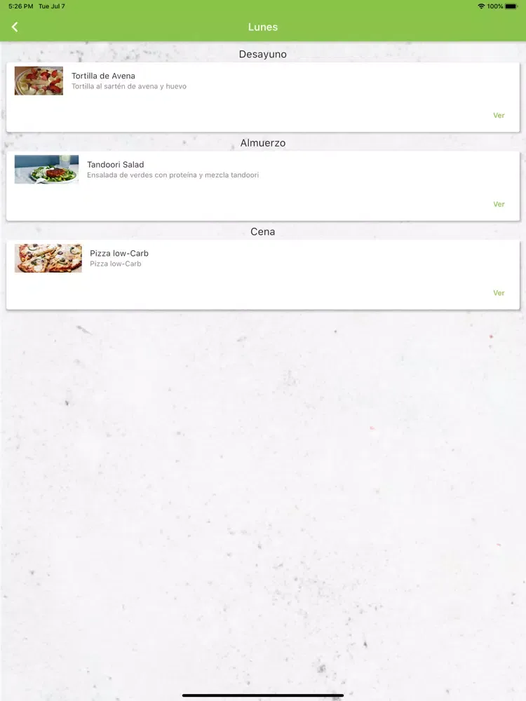 JS Nutri Retos iPad  स्क्रीनशॉट