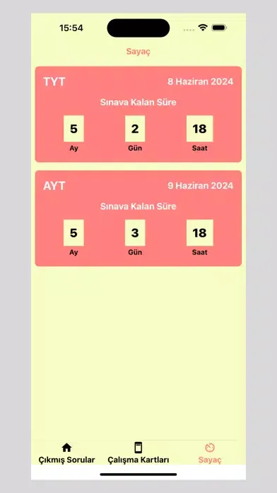 TYT AYT Çıkmış Sorular應用截圖