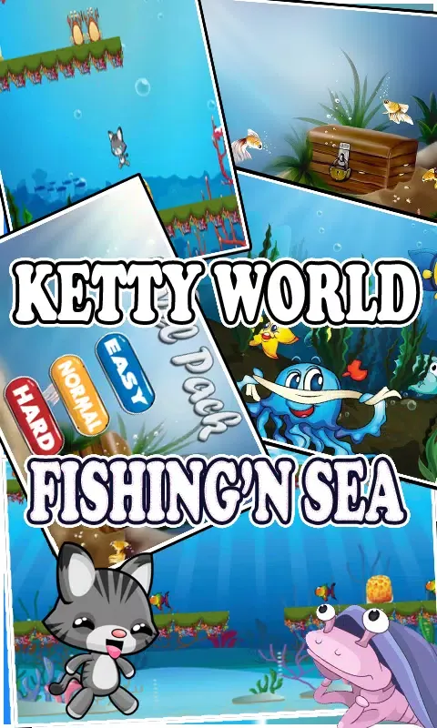 ketty World: Fishing Lep's sea Screenshots