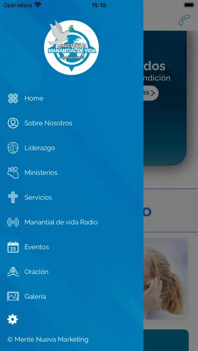Capturas de pantalla de Ministerios Manantial de Vida