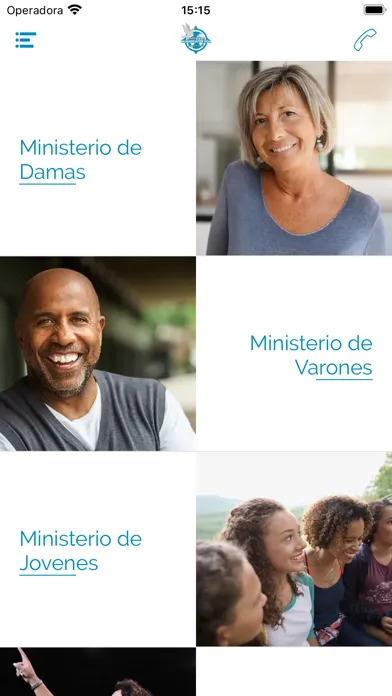 Capturas de pantalla de Ministerios Manantial de Vida