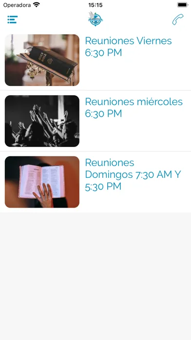 Capturas de pantalla de Ministerios Manantial de Vida