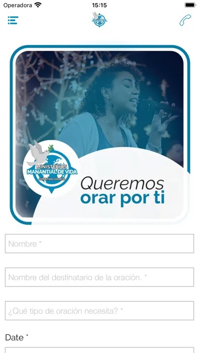 Capturas de pantalla de Ministerios Manantial de Vida