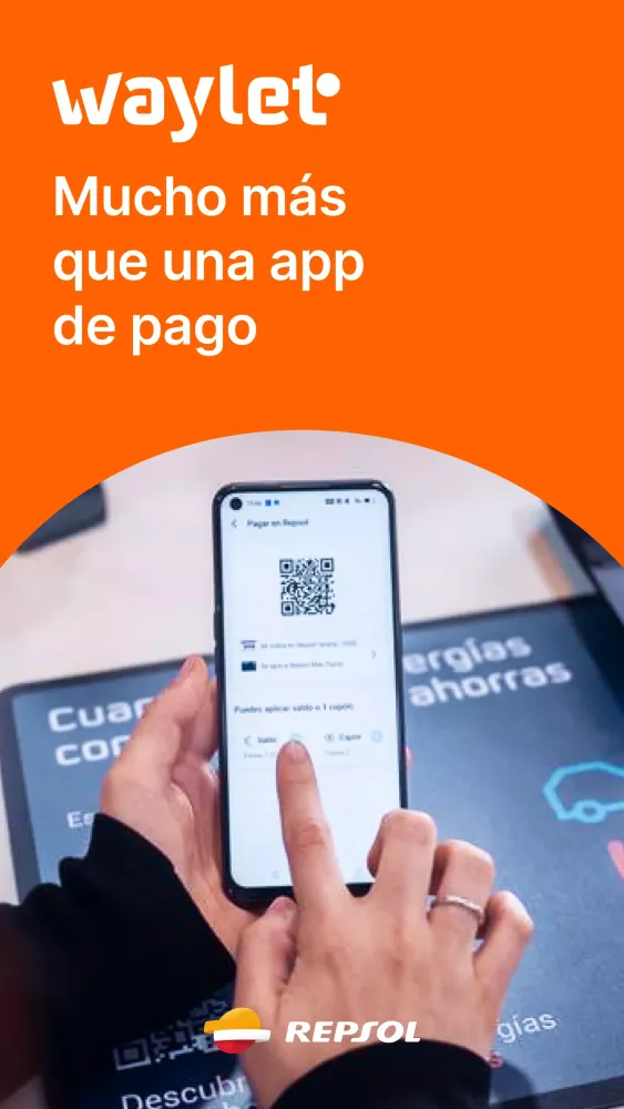 Screenshot di Waylet. Pagos con el móvil