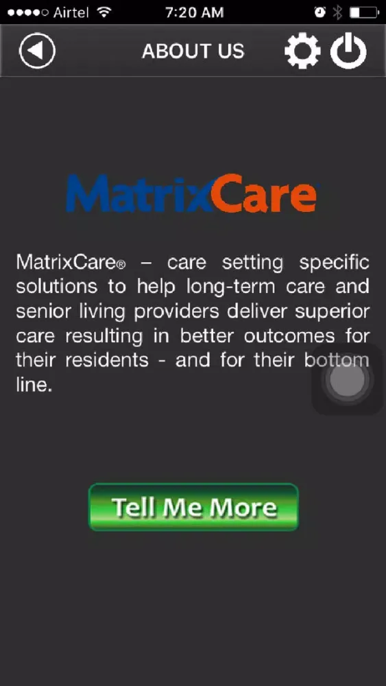 Tangkapan layar Matrixcare KPI