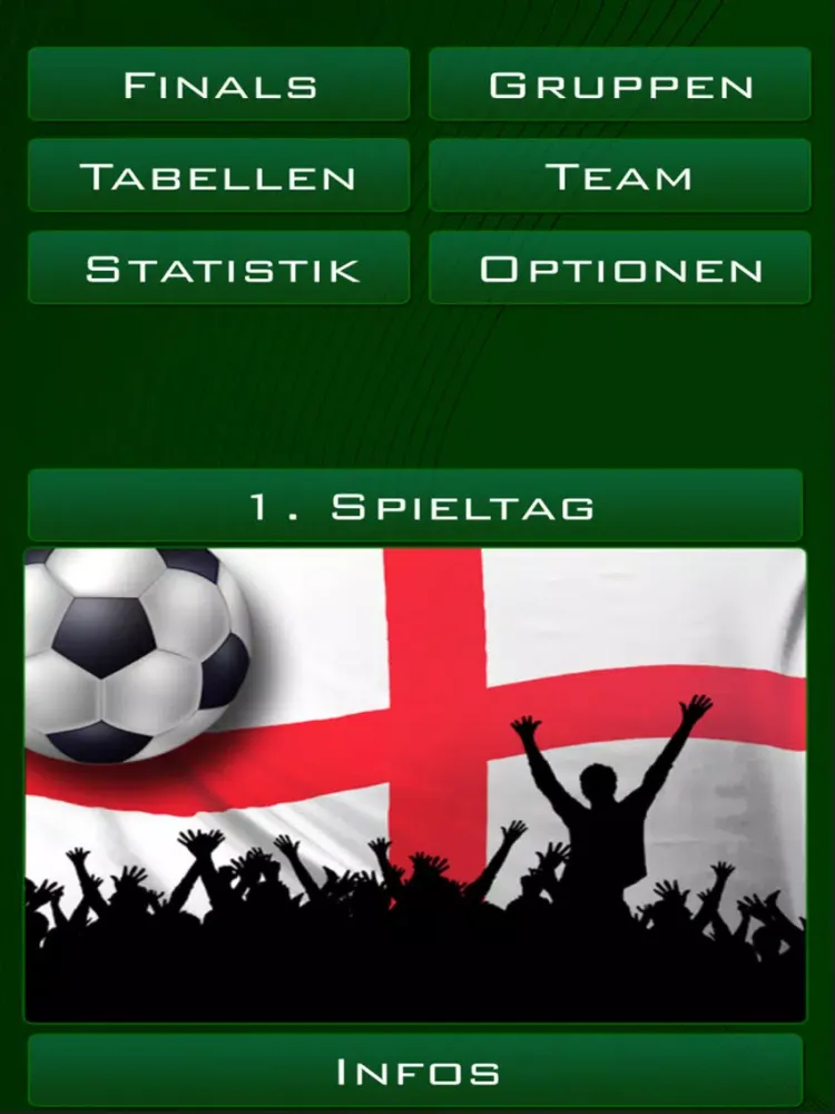 Tangkapan skrin Euro 2016 Manager Pro iPad 