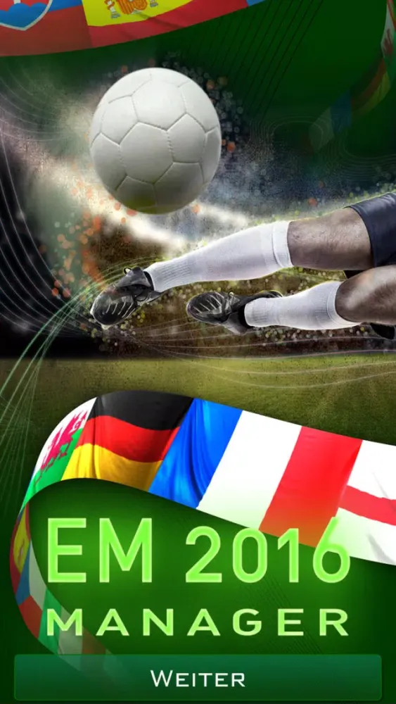 Tangkapan skrin Euro 2016 Manager Pro