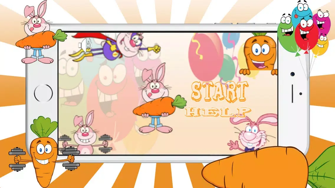 Rabbit adventures game simple for kid and adult learn skill應用截圖