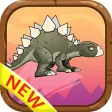Games stegosaurus runner in park for kids