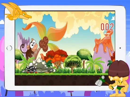 صور Games stegosaurus runner in park for kids iPad 