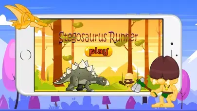صور Games stegosaurus runner in park for kids